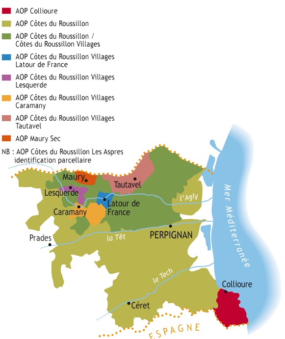 AOP-AOC Côtes du Roussillon